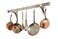 Enclume Premier 48Inch Rolled End Bar Wall or Ceiling Pot Rack Use with Wall Brackets or Captain Hooks Stainless Steel