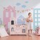 Teamson Kids Little Chef Wooden Westchester Retro Kids Play Kitchen Playset for Toddlers Child Children Boy Girl Pink