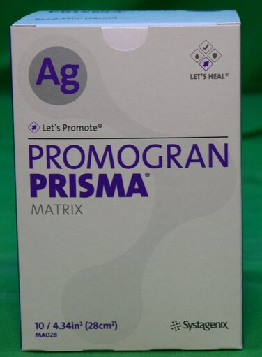 Box 10 Wound Care Dressings Systagenix Promogran Prisma Ag MA028  Matrix Dressing with Silver