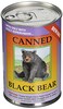 Canned Critters Stuffed Animal Black Bear 6