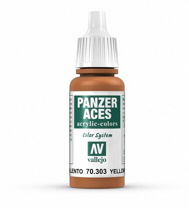 Vallejo Acrylic Paint Yellowish Rust