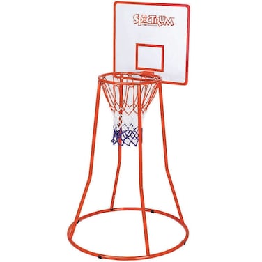 SS Worldwide Mini Steel Basketball Goal with Backboard  4H Rim  18 Rim  Stable 36 Base for Kids