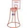 SS Worldwide Mini Steel Basketball Goal with Backboard  4H Rim  18 Rim  Stable 36 Base for Kids