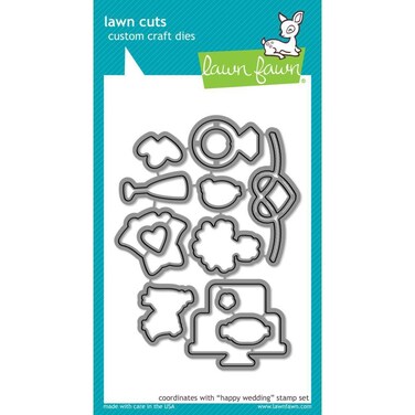Lawn Fawn Lawn Cuts Die Happy Wedding