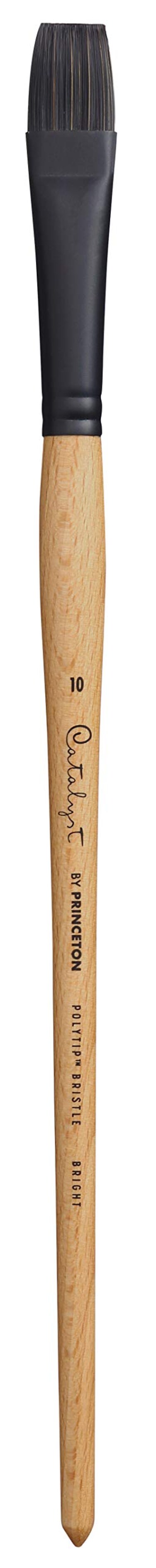 Princeton Catalyst Paintbrush Size 10 Light Wood