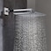 Grohe 27705000 Euphoria Cube Rain Shower Head 25 GPM Starlight Chrome