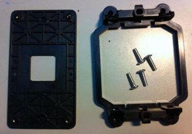AMD Back Plate and Four Screws Included CPU Fan Bracket Base for AM3 Socket
