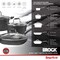 Starfrit The Rock 8Piece Cookware Set with Bakelite Handles Black