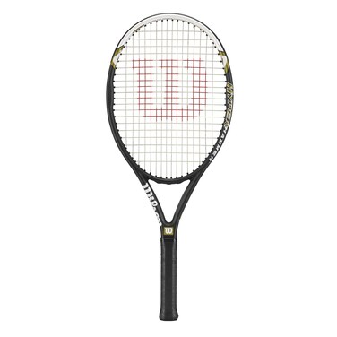 Wilson Hyper Hammer 53 Strung Tennis Racket BlackWhite 4 38