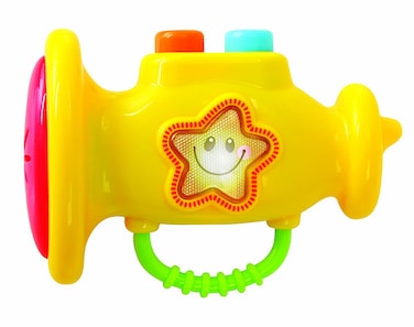 PlayGo Baby Rock Star My Little Trumpet  Musical Instrument Kids Little Trumpet  Learning  Entertainment Toy for Baby and Toddler Boys  Girls  L 575 x W 225 x H 4 inches