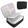 Document Organizer Bag with Code LockWatertight 3Layer File Storage CasePortable Home Office Travel Important Document Safe for TabletPassportLegal FilesValuablesBlack