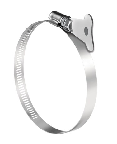 Pro Tie 33718 SAE Size 80 Range 4116Inch512Inch Turn Key Dryer All Stainless Hose Clamp 2Pack