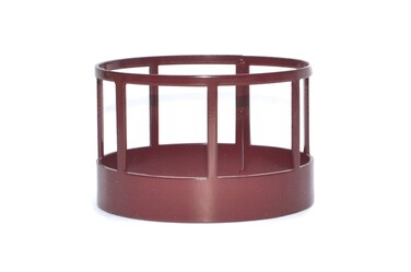 Little Buster Toys Hay Feeder  Round Bale Hay Feeder in Red 116th Scale