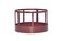Little Buster Toys Hay Feeder  Round Bale Hay Feeder in Red 116th Scale
