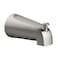 Design House Satin Nickel 522920 SlipOn Tub Diverter Spout 5 Inch 5inch