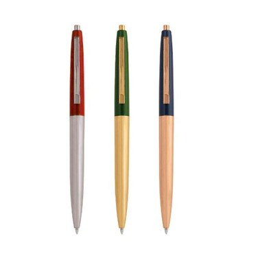 Kikkerland Metal Retro Pens Set of 3 4328