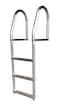 Dock Edge  ECO Weld Free Fixed Dock Ladder 3 Steps Aluminum