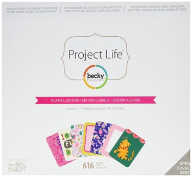 Project Life 380350 Kit Core EditionPlayful 616 Piece