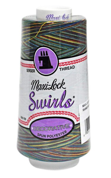 Maxi Lock Swirls Rainbow Swirl Serger Thread 53M67