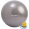 Bodyband Gym Ball for Exercise Anti Burst Exercise Ball with Foot Pump for Workout Yoga Ball for Women and Men Swiss Ball for Balance Stability Training Birthing Ball for Pregnancy Fitness 65CmGrey