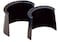 Action 4Inch Rubber Pocket Liner for Pool Table Set of 6  Black