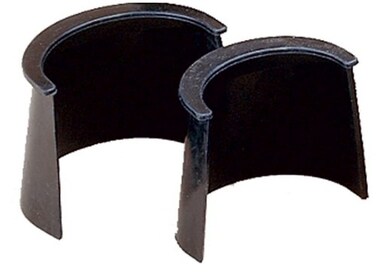 Action 4Inch Rubber Pocket Liner for Pool Table Set of 6  Black