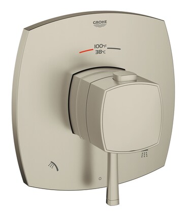 Grohe 19947EN0 Grohflex Grandera Dual Function Thermostatic Trim With Control Module Brushed Nickel