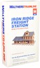 Walthers Trainline HO Scale Model Iron Ridge Freight Station