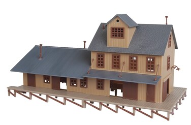 Walthers Trainline HO Scale Model Iron Ridge Freight Station