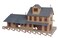 Walthers Trainline HO Scale Model Iron Ridge Freight Station