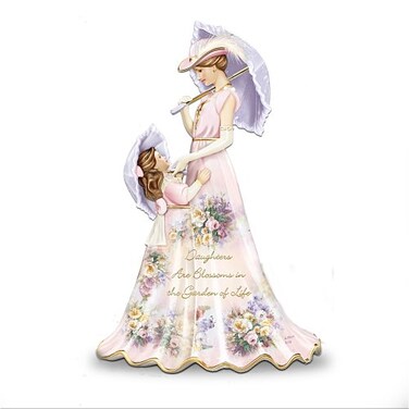 Lena Liu Daughters are Blossoms Collectible Mother and Daughter Figurine by The Bradford Editions