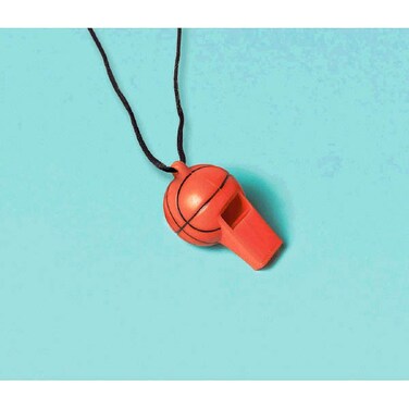 Vibrant Orange  Black Basketball Whistle  225 x 225   Pack of 8  Perfect for Coaching Refereeing  Sports Enthusiasts