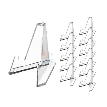 OnFireGuy Set of 12 Mini Acrylic Easel Stands 225 inch High
