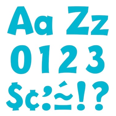 TREND enterprises Inc T79769 Sky Blue 4 Playful Combo Ready Letters