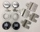Slick Locks FDFVK1TK Slick Locks Ford Swing Door Kit Complete with Spinners Weather Covers  Locks