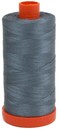 Aurifil Thread 1246 MedDark GREY Cotton Mako 50wt Large Spool 1300m
