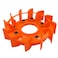 Glixal ATKS024 139QMB 157QMJ GY6 50cc 150cc Scooter Moped Performance Turbo Cooling Fan Orange