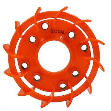 Glixal ATKS024 139QMB 157QMJ GY6 50cc 150cc Scooter Moped Performance Turbo Cooling Fan Orange