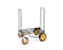 RockNRoller R12RT All Terrain 8in1 Folding MultiCartHand TruckDollyPlatform Cart34 to 52 Telescoping Frame500 lbs Load Capacity Black
