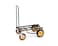 RockNRoller R12RT All Terrain 8in1 Folding MultiCartHand TruckDollyPlatform Cart34 to 52 Telescoping Frame500 lbs Load Capacity Black