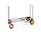 RockNRoller R12RT All Terrain 8in1 Folding MultiCartHand TruckDollyPlatform Cart34 to 52 Telescoping Frame500 lbs Load Capacity Black