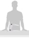 Odysset L Stand White  DJ Laptop Stand With Clamps
