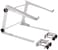 Odysset L Stand White  DJ Laptop Stand With Clamps