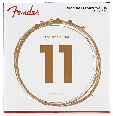 Fender Phosphor Bronze Acoustic Guitar Strings Ball End 60CL 011052