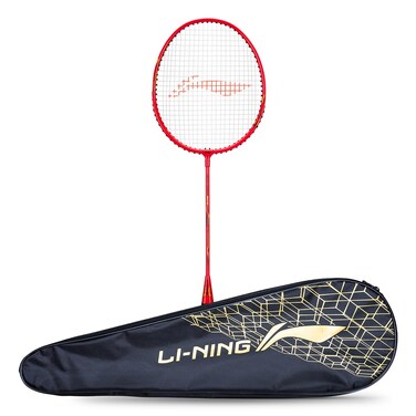 LiNing Mega Power 8  Strung  Aluminum Badminton Racket Navy  Pink