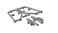 RPM Traxxas Slash 4x4 Rear Bumper Chrome