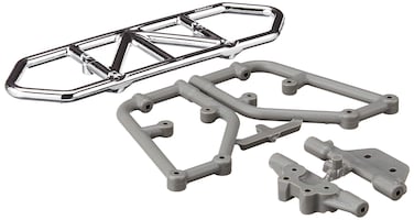 RPM Traxxas Slash 4x4 Rear Bumper Chrome