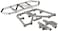 RPM Traxxas Slash 4x4 Rear Bumper Chrome
