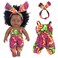 3 Sets Doll Playtime Outfits Clothes for 11 12 13 inch Baby Dolls New Born Baby Dolls Fashion Outfits Include Hair Bands Dolls are not included