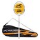 Hundred Rock 88 Carbon Fibre Strung Badminton Racket with Full Racket Cover Pearl WhiteGold  for Intermediate Players  78 Grams  Maximum String Tension  32lbs